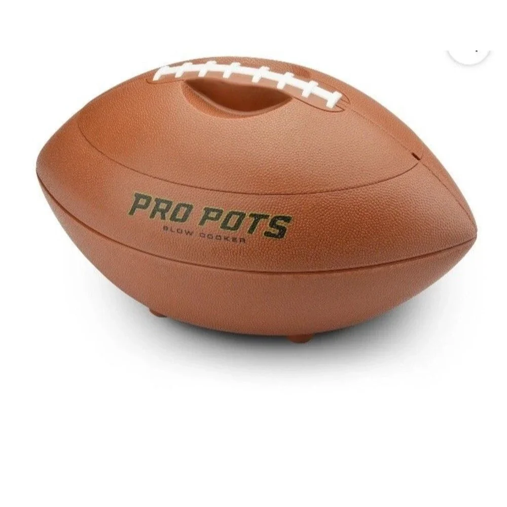 Pro Pots 1 1/2 Quart Football Slow Cooker Game Day Crock Pot Brand New Sports